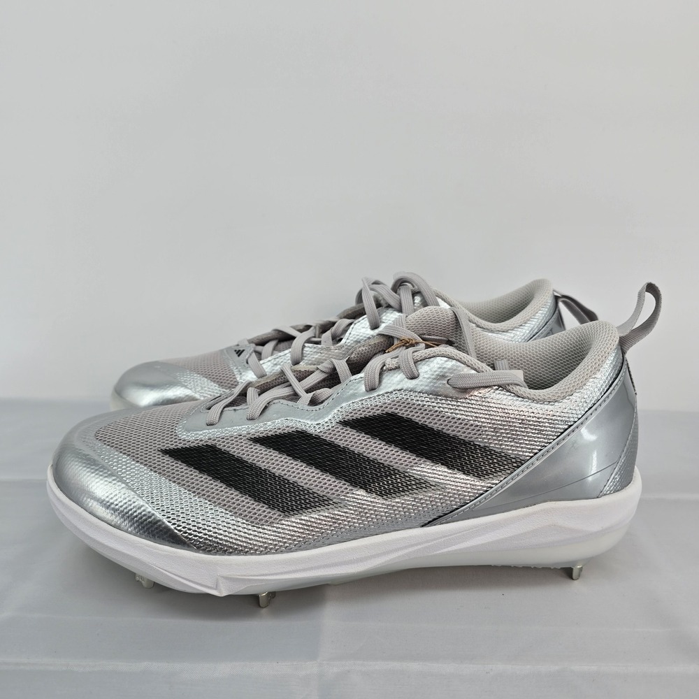 Adidas Adizero Instinct TF Softball Cleats Silver Black Women Size 10 JS2992 NEW